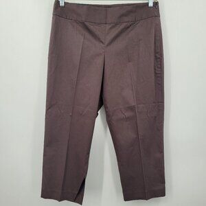 Banana Republic Harrison Fit Stretch Espresso Capri Pant